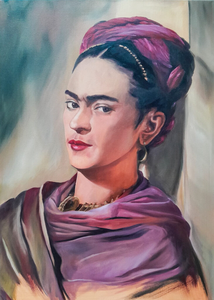 Frida Kahlo | Öl | 70 x 50 cm